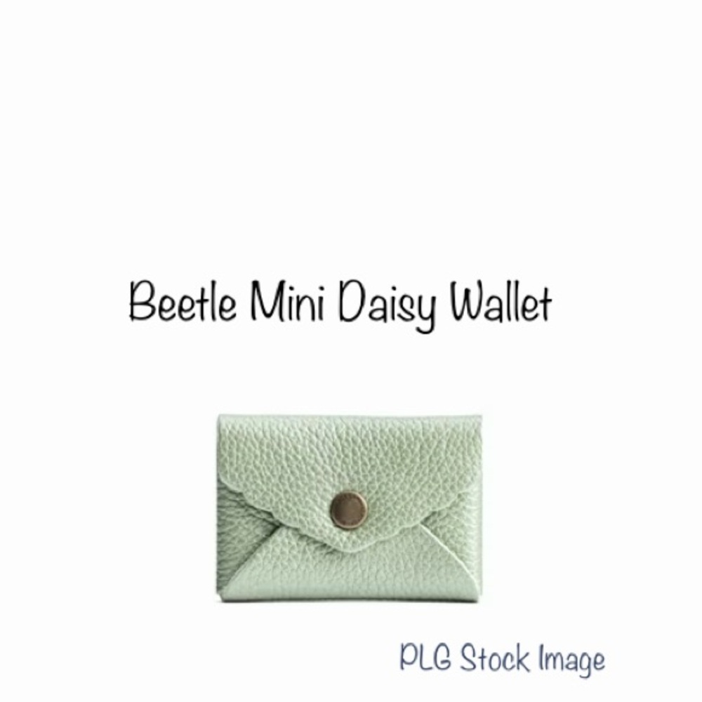 NWT PLG Mini Daisy Wallet in Beetle